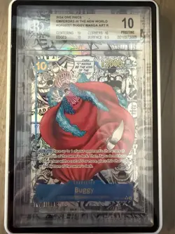 2024 ONE PIECE EMPERORS IN THE NEW WORLD Buggy Manga BGS 10 OP09-051 - Image 2