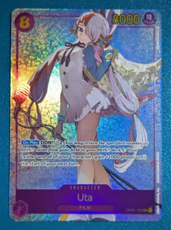 Uta #OP02-120 - Alt Art SEC - OP02 Paramount War One Piece TCG English - NM - Image 1