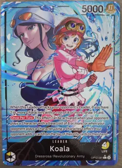 One Piece CCG Koala Alt Art Leader Legacy of the Master OP12-081 - Image 1