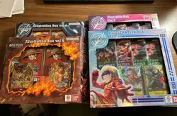 ONE PIECE CCG FACTORY SEALED ILLUSTRATION BOXES VOL. 3/4/5/6 - Image 1