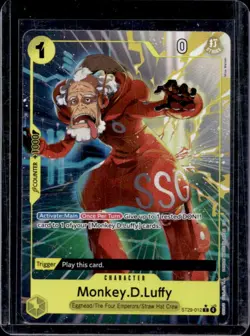 2025 One Piece Starter Deck Promo Monkey D Luffy Foil Super Rare #ST29-012 - Image 1