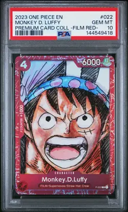 One Piece Film Red English Sequential PSA 10 Full Set - Image 2