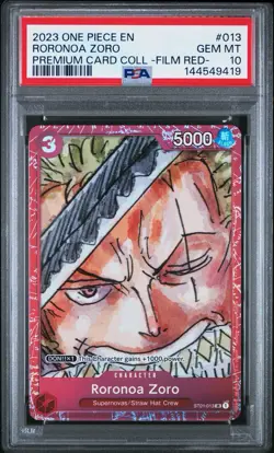 One Piece Film Red English Sequential PSA 10 Full Set - Image 3