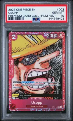 One Piece Film Red English Sequential PSA 10 Full Set - Image 5