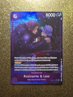 One Piece The Azure Sea's Seven•Rosinante & Law (Alternate Art)•EB04-038•SR - Image 1
