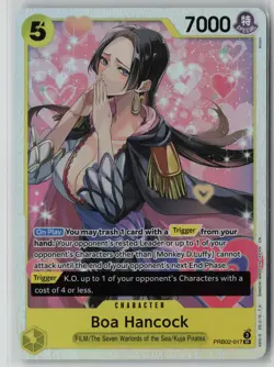 Boa Hancock PRB02-017 One Piece Premium Booster -The Best- Vol. 2 Super Rare NM - Image 1
