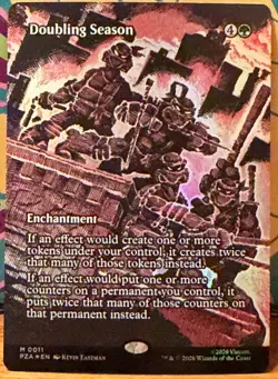 Doubling Season (Borderless) Teenage Mutant Ninja Turtles Source Material Foil - Image 1