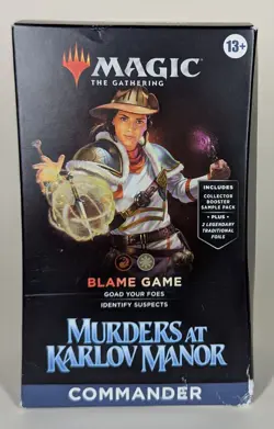 MTG MKM – Blame Game Commander Deck | Precon | Magic | Murders at Karlov Manor - Image 1
