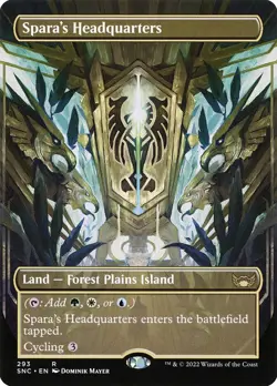 MTG - Spara's Headquarters - Fanart Foil Streets of New Capenna - EDH / Playtest - Image 1