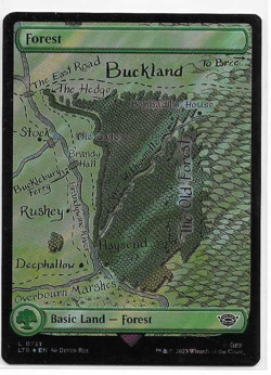 Forest (0721) (Surge Foil) - Universes Beyond: The Lord of the Rings: Tales MTG - Image 1