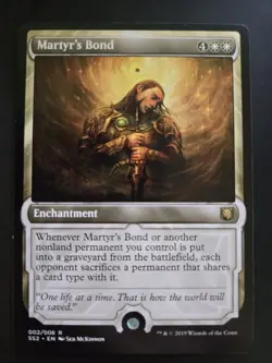 Martyr's Bond NM Signature Spellbook: Gideon MTG FREE SHIPPING - Image 1