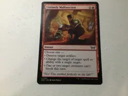 Untimely Malfunction [Duskmourn: House of Horror] Excellent Condition DSK MTG - Image 1