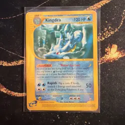 NM Kingdra 19/147 Aquapolis Rare Vintage E-Reader Nintendo Pokemon Card - Image 1