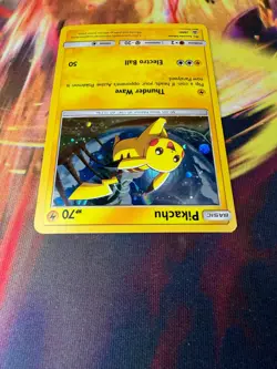 Pikachu SM81 NM *HOLO SWIRL* Promo SM Black Star Promos 2017 Pokemon TCG - Image 3