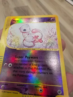 Mew 019/165 Expedition Base Set Reverse Holo Light Played Pokemon 2002 - Image 3