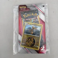 Pokemon TCG Team Up 3 Card Mini Booster Pack W/Coin & Promo - Image 1