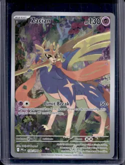 2025 Pokemon Phantasmal Flames Zacian Illustration Rare #100/094 - Image 1