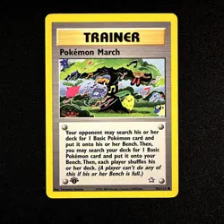 Pokemon March Common Unlimited 102/111 Neo Genesis NM - Image 1