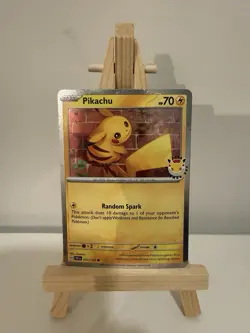 Pokemon TCG Pikachu 051/162 30th Anniversary Stamped 2026 Pokemon Day Promo - Image 1
