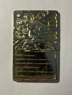 Pokemon Charizard 23K Gold Plated Trading Card Burger King Edition 1999 Vintage - Image 4