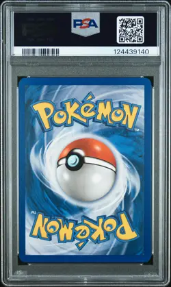 2005 POKEMON EX EMERALD #52 LARVITAR-REVERSE FOIL PSA 9 - Image 2