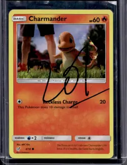 2019 Pokemon SM Detective Pikachu Charmander Holo #4/18 - Image 1