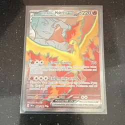 Pokemon Team Rocket's Moltres ex 208/182 Sv10: Destined Rivals Holo 220 HP - Image 1