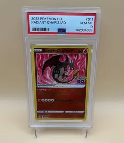 Pokemon Go 2022 Radiant Charizard #011 PSA 10 Gem Mint - Image 1