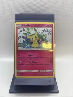 2019 Pokemon Sun Moon Team Up #SM163 Mimikyu Black Star Promo - Image 1