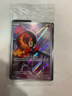 Charcadet 022 SV03: Obsidian Flames Promo Holo Pokemon TCG Basic Fire Card 2023 - Image 1