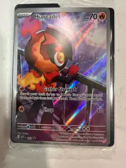 Charcadet 022 SV03: Obsidian Flames Promo Holo Pokemon TCG Basic Fire Card 2023 - Image 3