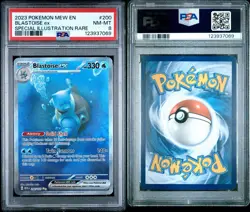 2023 Pokemon 151 Blastoise Ex SIR Psa 8 - Image 1