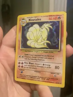 Ninetales 12/102 - Pokemon TCG Base Set Holo HP - Image 4