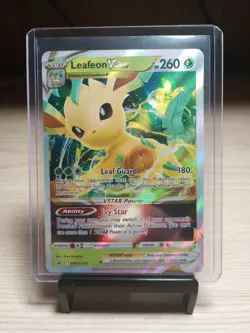 Pokemon Leafeon VSTAR SWSH195 Promo Sword & Shield Holo Pokemon M/NM - Image 1