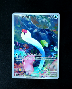 Pokemon Card - Wiglett 206/198 Scarlet & Violet Base - Illustration Rare - NM ⭐ - Image 1