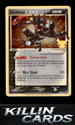 Greninja Star SWSH144 Pokemon Promo SWSH: Sword & Shield Promo Cards Card LP - Image 1
