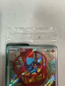 Riolu 010 Me: Mega Evolution Promo Holo 80 HP Accelerating Stab Pokemon TCG 2023 - Image 2