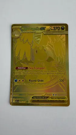 Mega Dragonite EX 295/217 Ascended Heroes Gold Hyper Rare Pokemon TCG - Image 1