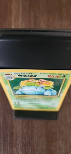 Pokemon Base Set Original Venasaur Holo Raw - Image 2
