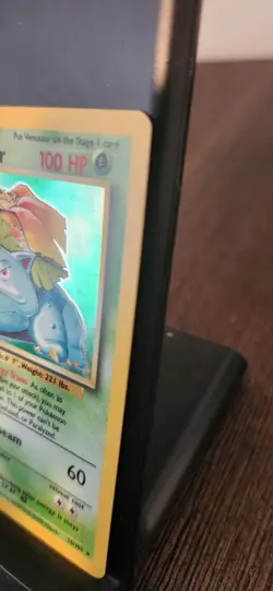 Pokemon Base Set Original Venasaur Holo Raw - Image 3
