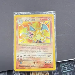 Pokemon Charizard Base Set Holo Rare 120 HP Stage 2 4/102 Card - Image 3