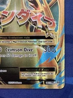 Pokemon TCG Mega M Charizard EX Evolutions 101/108 Holo Full Art Ultra Rare NM - Image 4