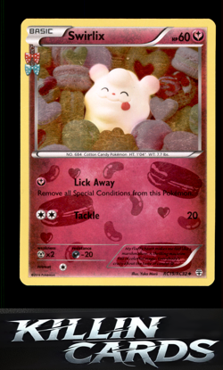 Swirlix RC19/RC32 Pokemon Uncommon Generations: Radiant Collection Card LP - Image 1