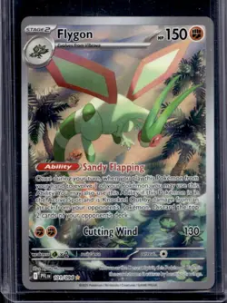 2025 Pokemon Phantasmal Flames Flygon Illustration Rare #101/094 - Image 1