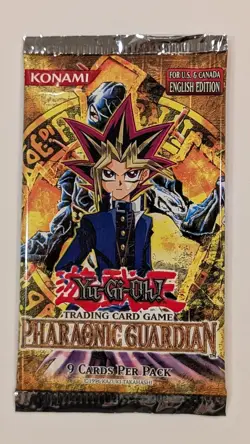 Yugioh Pharaonic Guardian Unopened Booster Pack - Image 1