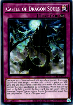 Castle Of Dragon Souls SDBE-EN033 Yu-Gi-Oh! Unlimited 2020 Reprint Light Play - Image 1