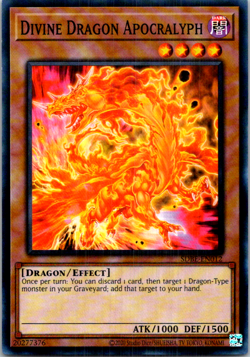 Divine Dragon Apocralyph SDBE-EN012 Yu-Gi-Oh! Unlimited 2020 Reprint Light Play - Image 1
