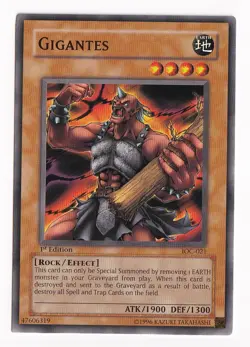Yugioh Gigantes IOC-021 Common 1st Ed NM - Image 1