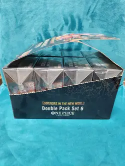 One Piece DP-06 Emperors in the New World Double Pack Set 6 Open TCG Display Box - Image 3