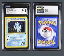 CGC 9.5 MINT+ Giovanni's Gyarados 2000 Gym Challenge 5/132 Holo Pokemon Card - Image 3